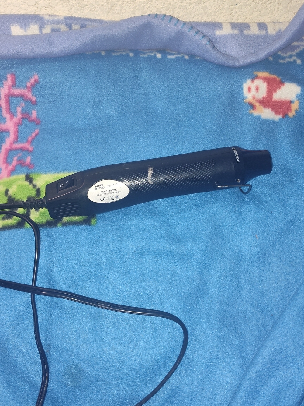Black Handheld Electric Heat Tool - Unbranded